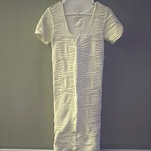 Tees by Tina Textured Cream Dress - one size fits most